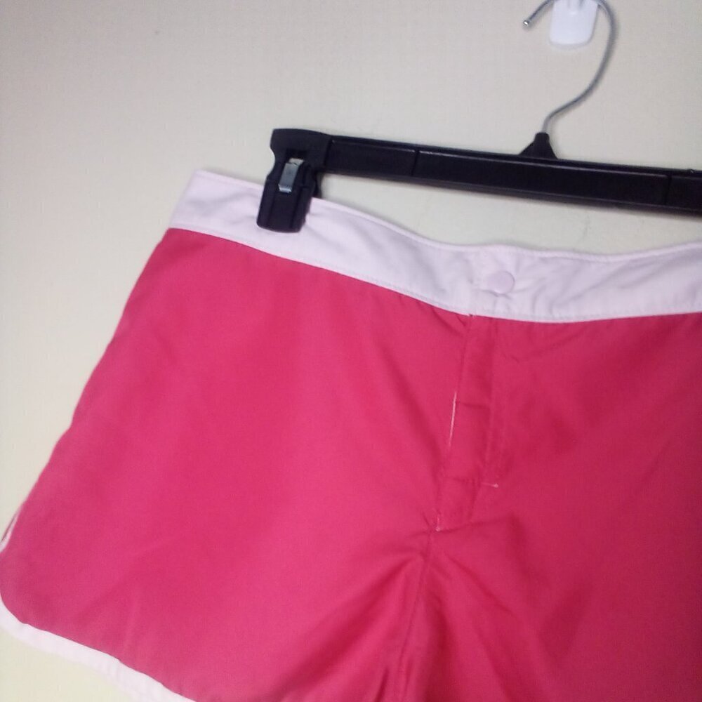 Adidas Shorts Women M ? Running Active Athletic Snap Hook Loop Pink - Picture 7 of 14